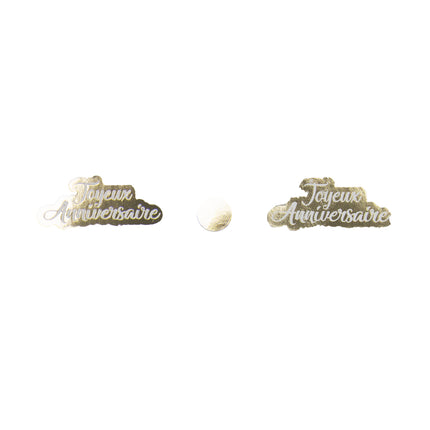 CONFETTIS DE TABLE JOYEUX ANNIVERSAIRE OR