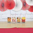 SET DE 8 DÉCORATIONS POUR VERRES SALTY JUNK FOOD