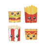 SET DE 8 DÉCORATIONS POUR VERRES SALTY JUNK FOOD