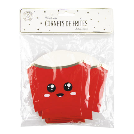 CORNETS DE FRITES SALTY JUNK FOOD X 8
