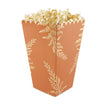 BOITES A POP-CORN TERRACOTTA ET OR X 8