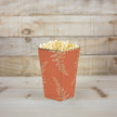 BOITES A POP-CORN TERRACOTTA ET OR X 8