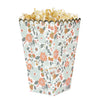 BOITES A POP-CORN FLEURS ET OR X 8