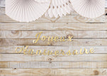 GUIRLANDE LETTRES JOYEUX ANNIVERSAIRE OR