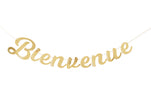 GUIRLANDE LETTRES BIENVENUE OR