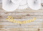 GUIRLANDE LETTRES BIENVENUE OR