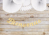 GUIRLANDE LETTRES BIENVENUE OR