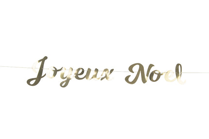 GUIRLANDE LETTRES JOYEUX NOEL OR