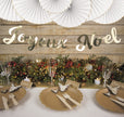 GUIRLANDE LETTRES JOYEUX NOEL OR