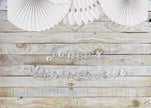 GUIRLANDE LETTRES JOYEUX ANNIVERSAIRE ARGENT