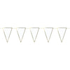 GUIRLANDE FANIONS BLANCHE ET OR 3M