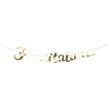 GUIRLANDE LETTRES FELICITATIONS OR 1.4M