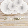 GUIRLANDE LETTRES FELICITATIONS OR 1.4M