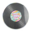 ASSIETTES RONDES 22CM VINYLE 90'S PARTY X 8