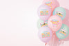 BALLONS DE BAUDRUCHE 90'S PARTY X 6