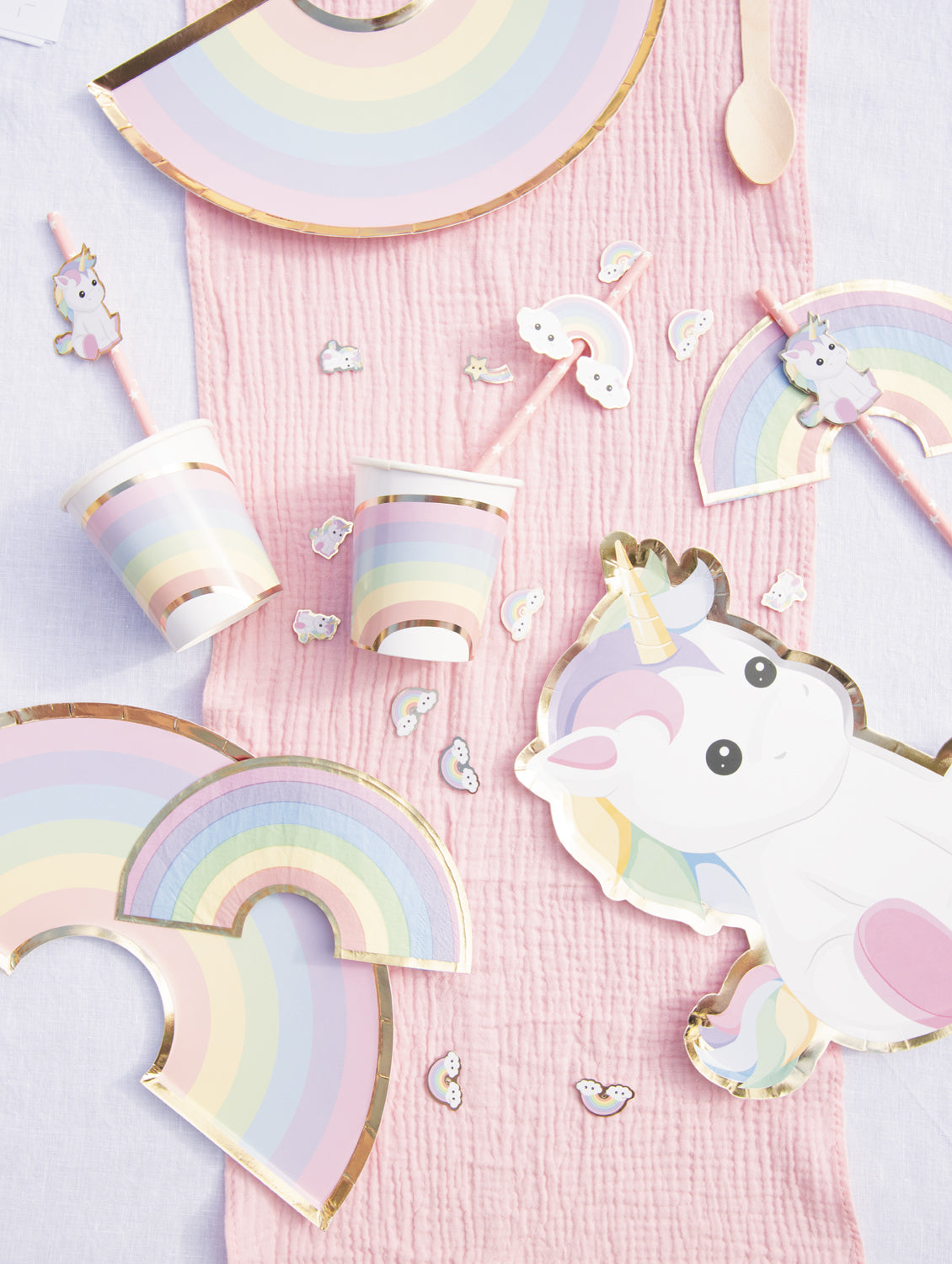 ASSIETTES BABY LICORNE 25CM X 8