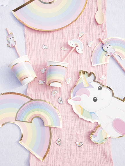 ASSIETTES BABY LICORNE 25CM X 8