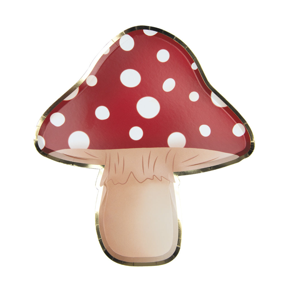 ASSIETTES CHAMPIGNON X 8