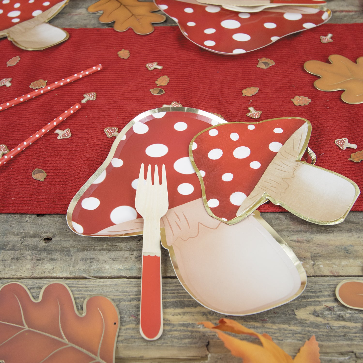 ASSIETTES CHAMPIGNON X 8