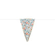 GUIRLANDE FANIONS FLEURS ET OR 3M
