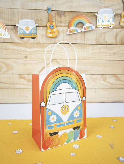 SACS PAPIER HIPPY PARTY X 4