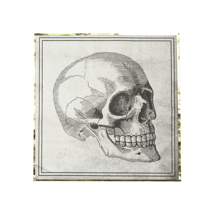 SERVIETTES 33X33CM CRANE CABINET DE CURIOSITES X 16