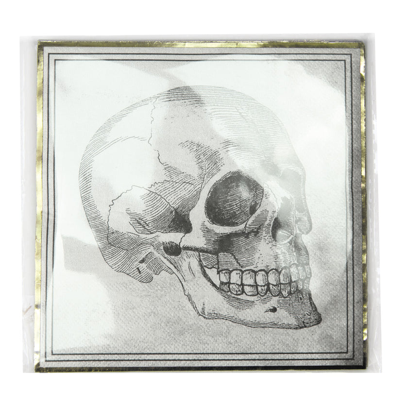 SERVIETTES 33X33CM CRANE CABINET DE CURIOSITES X 16