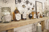 DECORATIONS POUR BOUTEILLES CABINET DE CURIOSITES X 15PCS