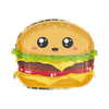 ASSIETTES BURGER 23CM SALTY JUNK FOOD X 8