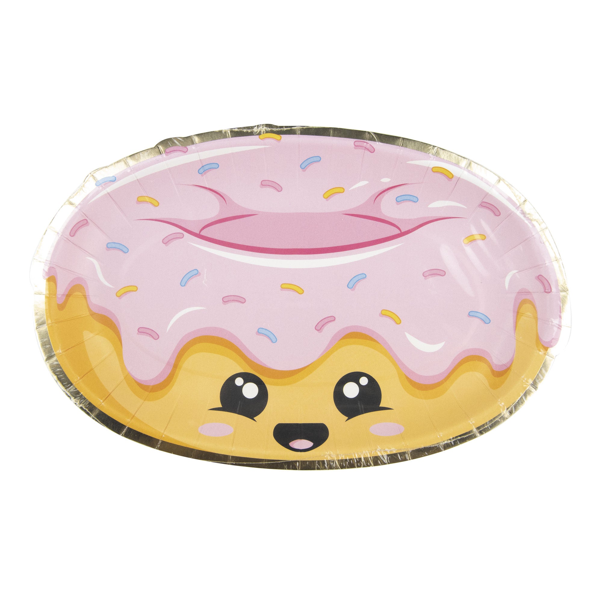 ASSIETTES DONUT 23CM SWEETY JUNK FOOD X 8