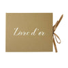 LIVRE D'OR KRAFT ET OR