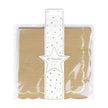 SERVIETTES FESTONNEES 33X33CM KRAFT ET OR X 16
