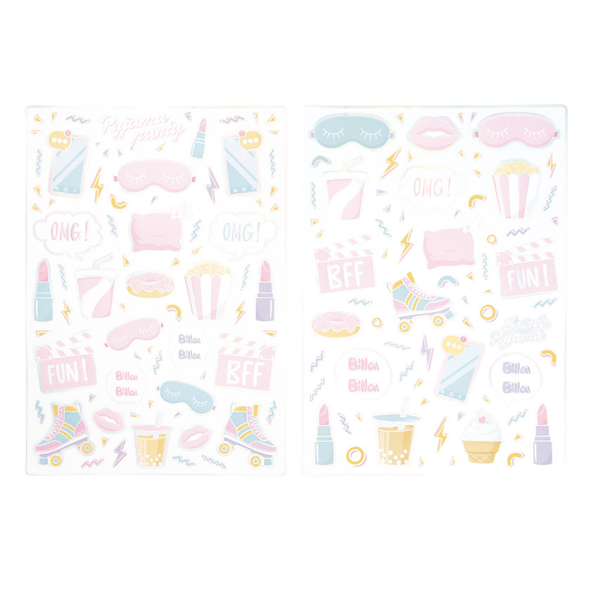 STICKERS PYJAMA PARTY X 150PCS