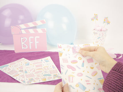 STICKERS PYJAMA PARTY X 150PCS
