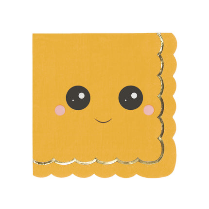 SERVIETTES CITROUILLES SWEETY HALLOWEEN  X 16