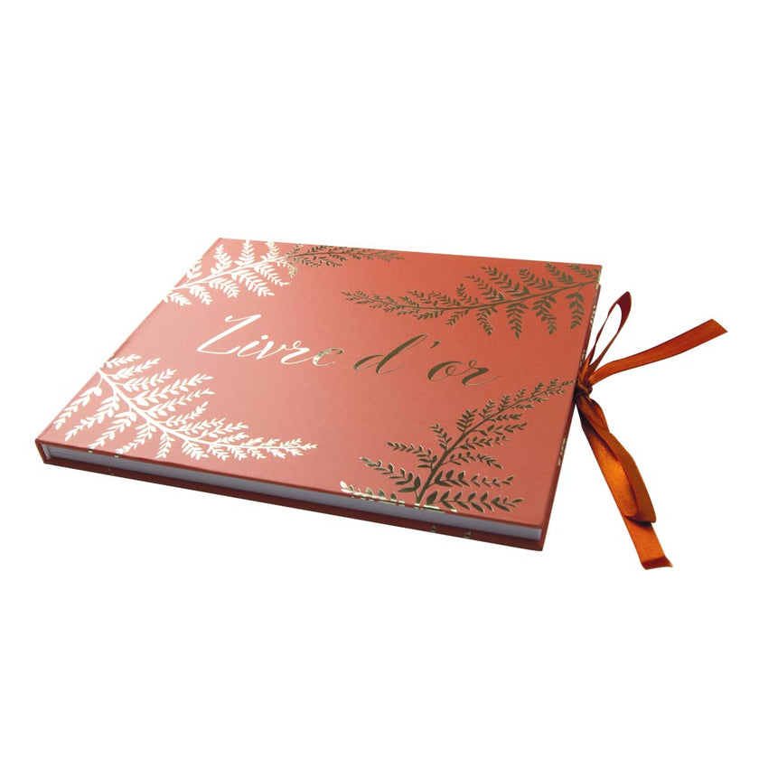 LIVRE D'OR FOUGERE TERRACOTTA