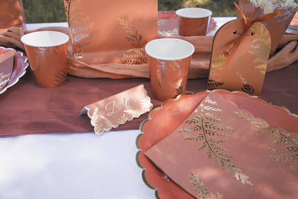 MARQUE PLACES FESTONNES FOUGERE TERRACOTTA X 8PCS