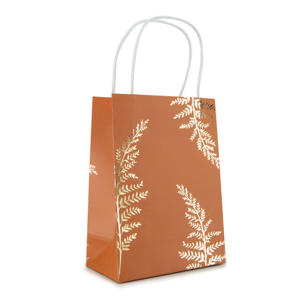 SACS PAPIER FOUGERE TERRACOTTA X 4