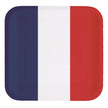 ASSIETTES CARREES FRANCE 23CM X 8