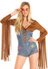 Déguisement hippie sexy deluxe femme