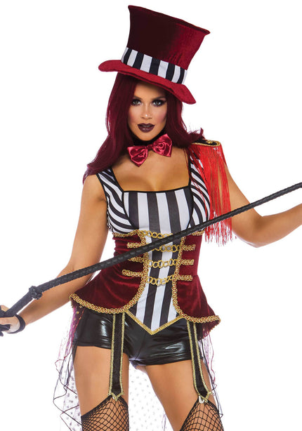 Déguisement dompteuse de cirque sexy femme