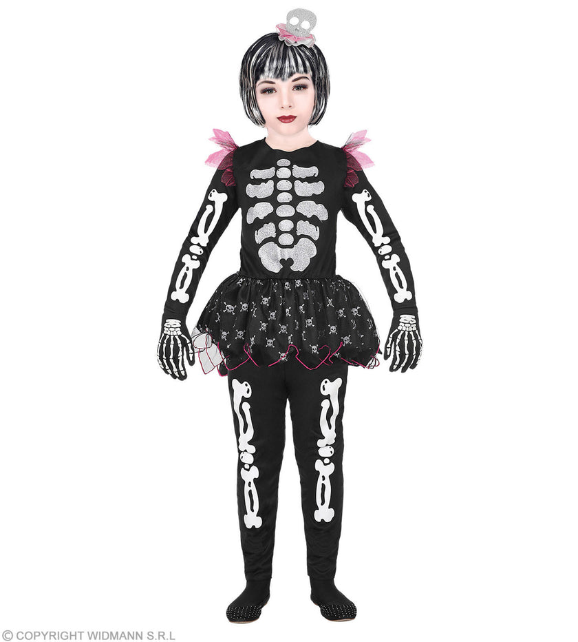 Déguisement squelette joueur fille