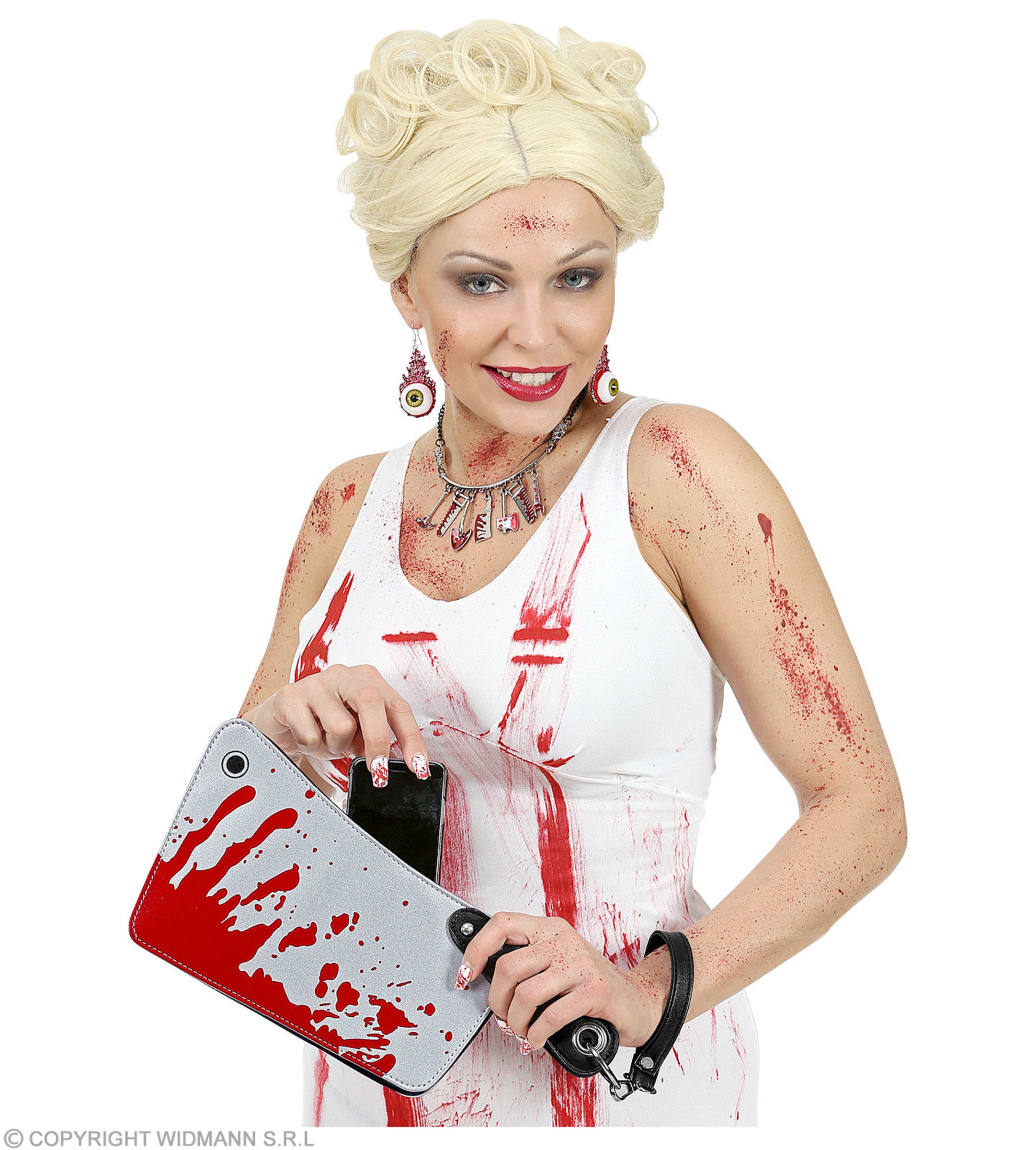 Sac en forme de couteau en sang