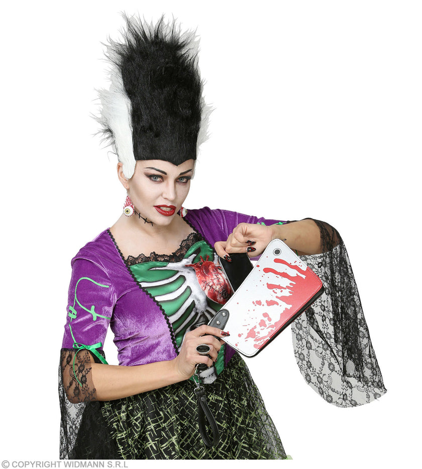 Sac en forme de couteau en sang