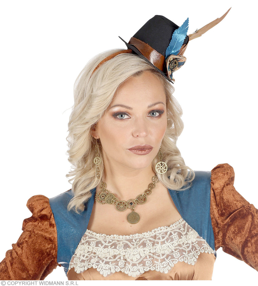 Boucles d'oreilles Steampunk métalliques