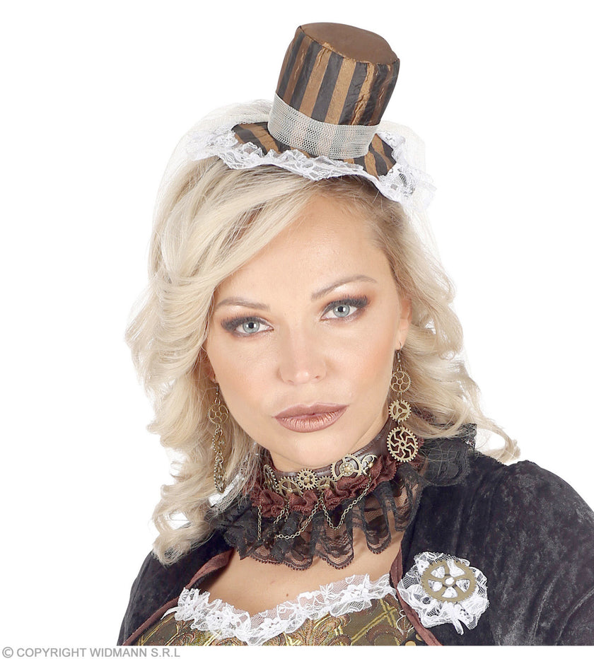 Boucles d'oreilles Steampunk métalliques