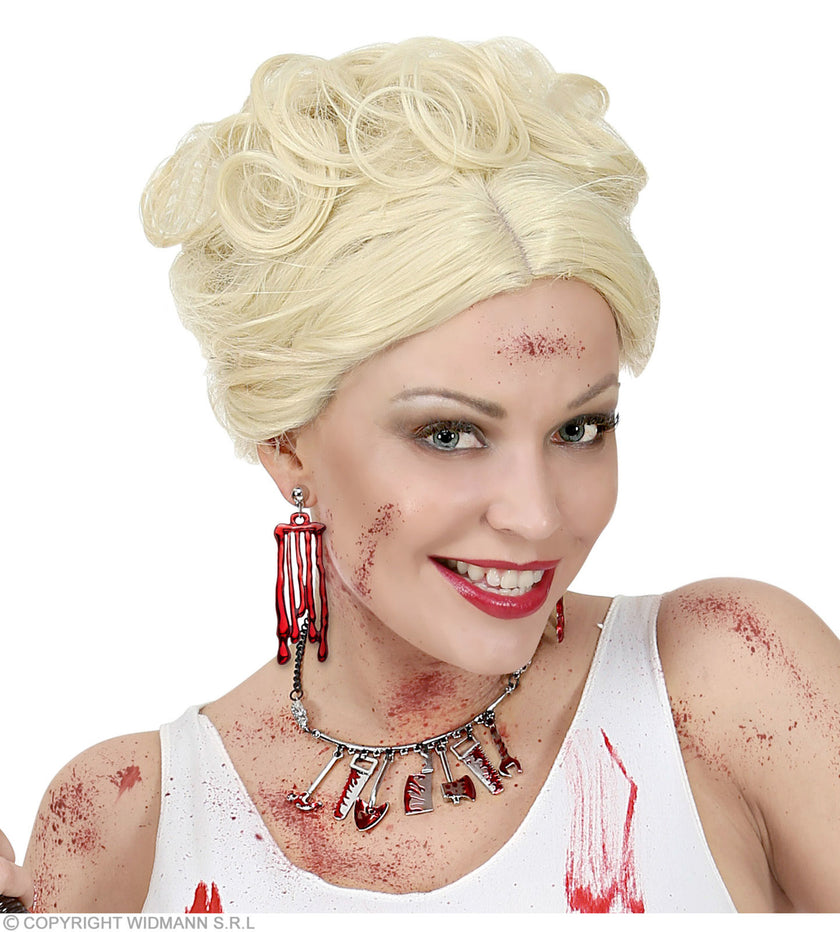 Collier outils ensanglantés