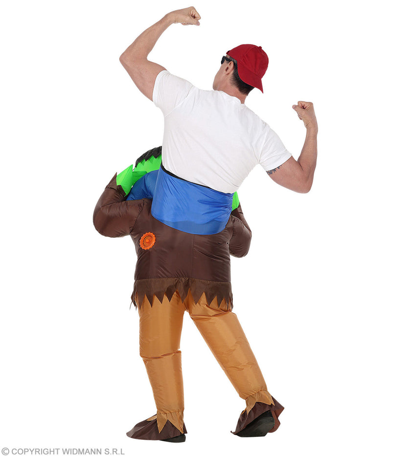 Déguisement Frankie gonflable porte-moi adulte