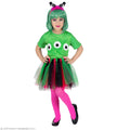 Déguisement Alien vert fille