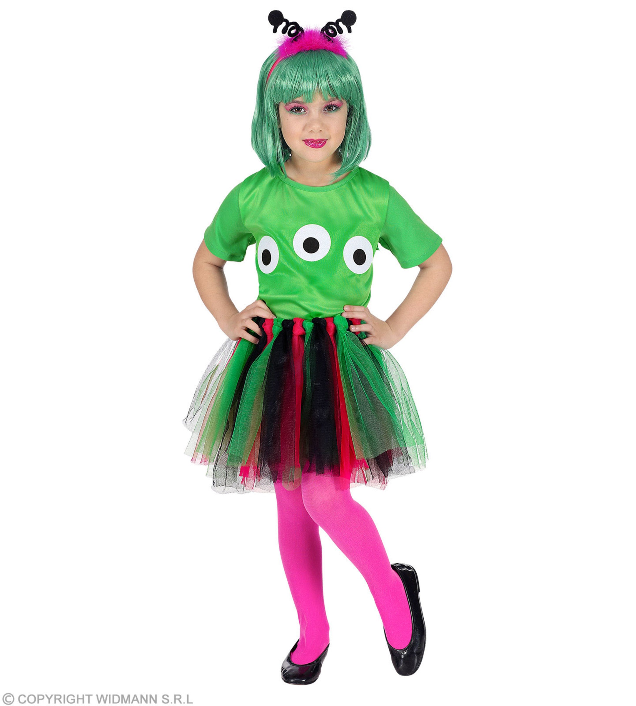 Déguisement Alien vert fille